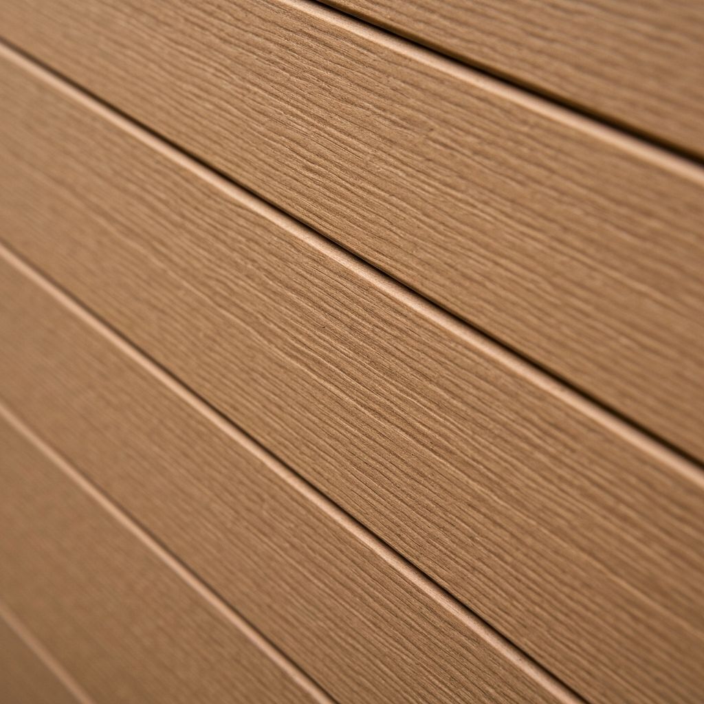Cedar WPC composite fence color option