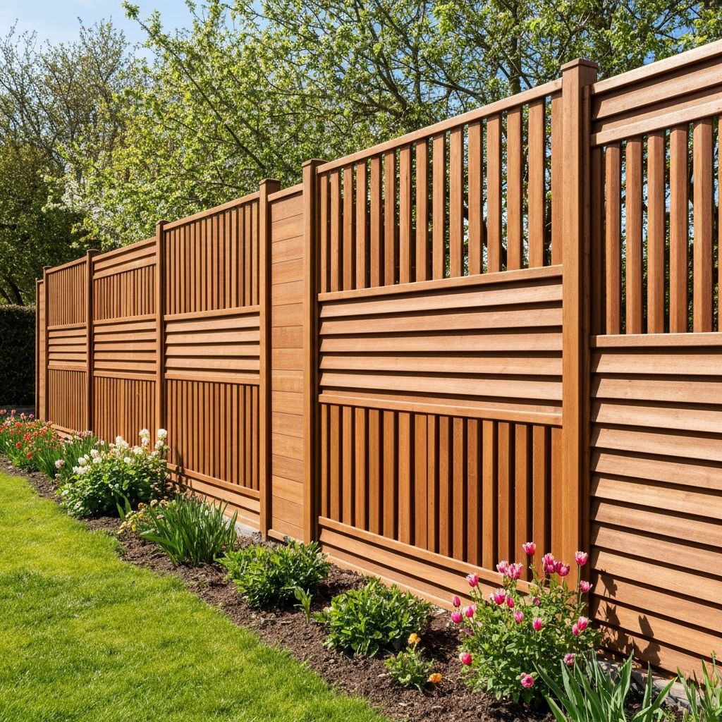 Mixed Pattern Designer Fence